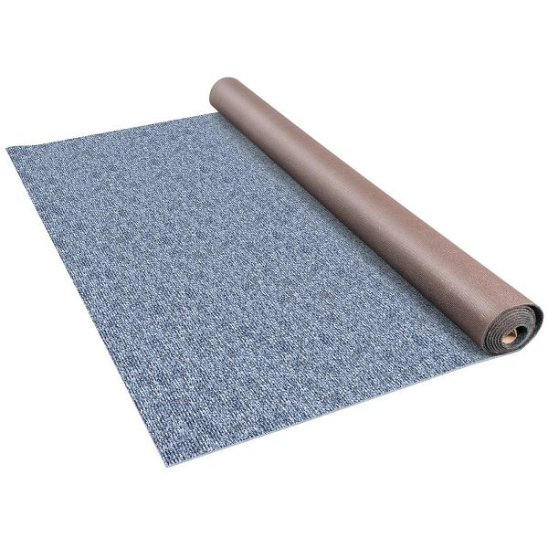 VEVOR 1,8 x 4 m Teppich Terrassen Grau Teppiche Polyesterfaser und TPR Teppiche rutschfest und wasserdicht, JZXWDTHS1.8X4M001V0