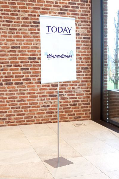 VKF Renzel Bodenaufsteller / Plakatständer / Poster- und Banner-Display „KN”, 2-seitig 600 mm, 51.0011.9