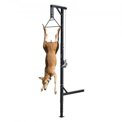VEVOR Game Hoist 181kg, mit Seilwinde & Gambrel, 5,08cm Empfänger, 360°-Schwenkschaft, zum Häuten & Säubern von Wild, KCSSLSHL400LMHVUF001V0