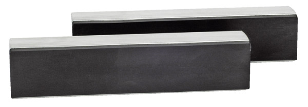 KUKKO Schraubstockbacken mit Magnetstreifen, Aluminium mit Gummi, grau, Schraubstockbacken 150 mm, 545G150