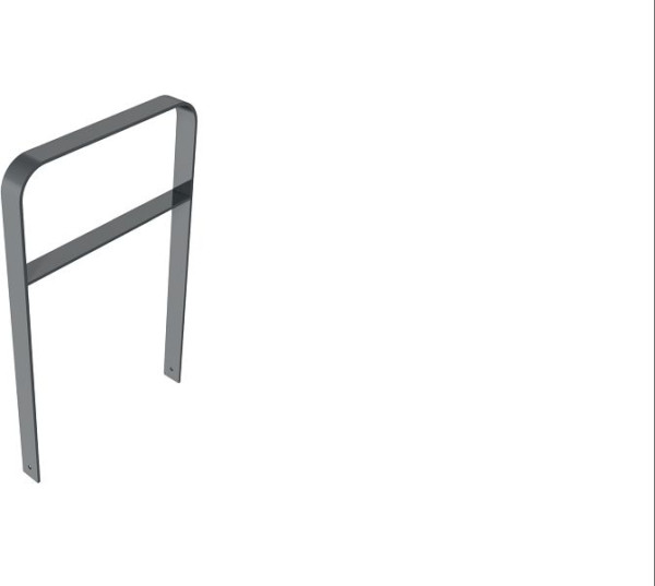Schake Flachstahlbügel 80x12mm, zum Einbetonieren, in gebogener Ausführung, Breite: 750mm, Gesamthöhe: 1200 mm, mit Querholm, feuerverzinkt, 4053_075B