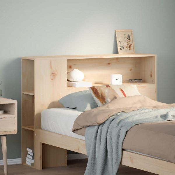 vidaXL Kopfteil mit Stauraum 75 cm Massivholz Kiefer, 855645