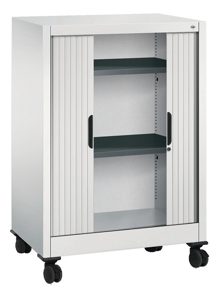 C+P Sideboard mit Rollladen Omnispace, H1030xB800xT420mm, 7035/7035, 3241-00 S10169