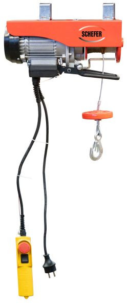 Schefer Elektroseilwinde ESW Eco inkl. Doppelzugrolle, 2012526ESW150N
