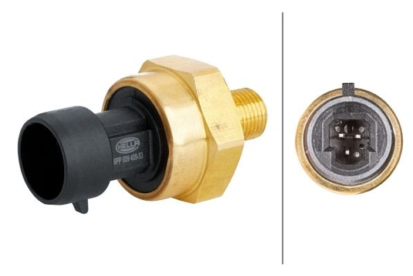 HELLA Sensor, Abgasdruck, 3-polig, Schraubanschluss, 6PP 009 409-531