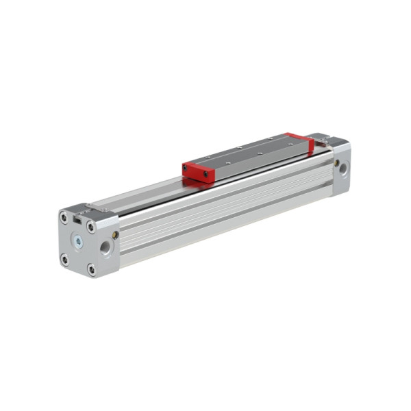 Riegler Kolbenstangenloser Zylinder ZRL1F, Ø 25, Hub 935, Edelstahl-Schrauben, FPM, 132457