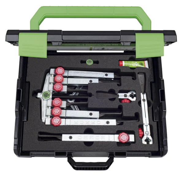 KUKKO 2 und 3-armiger Universal-Abzieher-Satz mit schmalen, schnellverstellbaren Haken, Spannweite außen: 130 mm, K-2030-10+S-T