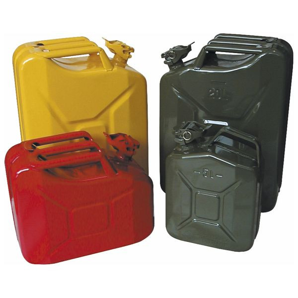 Dönges Stahlblech-Benzinkanister, 10 l, gelb, 280074
