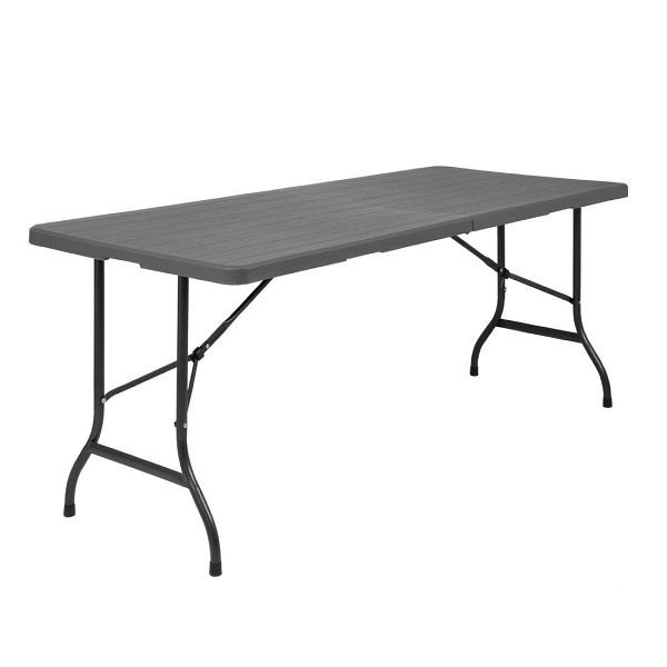 Bolero Korbgeflecht-Effekt Rechteckiger Klapptisch 6ft, HW299
