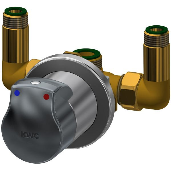 KWC Duscharmatur, AQUAMIX, hydraulisch, mit Mischer, für Edelstahlverkleidung, 2000103747