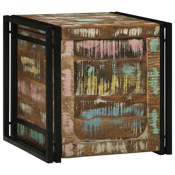 vidaXL Aufbewahrungs-Truhen 50 x 50 x 50 cm Massivholz Altholz, 4016743