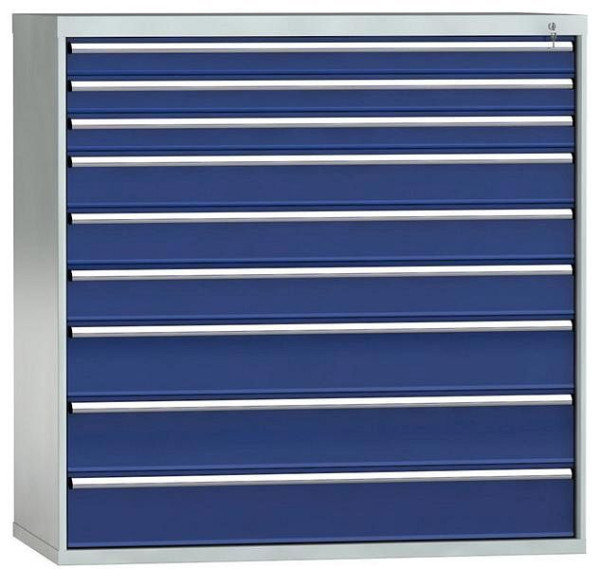 KLW Schubladenschrank 1450 x 1439 x 750 mm H x B x T, Einbaumaß: 1350 mm, Einteilung: 78x36 Einheiten, SMB1450-09UP-001