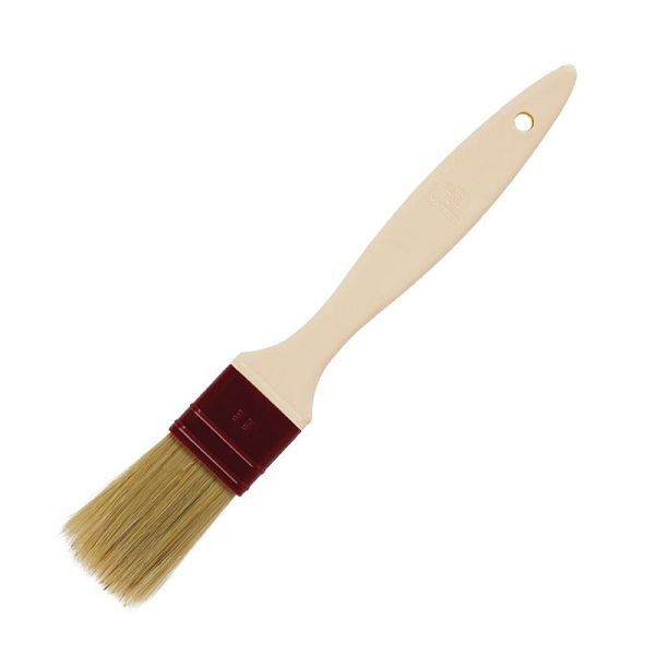 Matfer Backpinsel Naturborsten 3,5cm, flach, Kunststoffgriff, geschirrspülergeeignet, E442