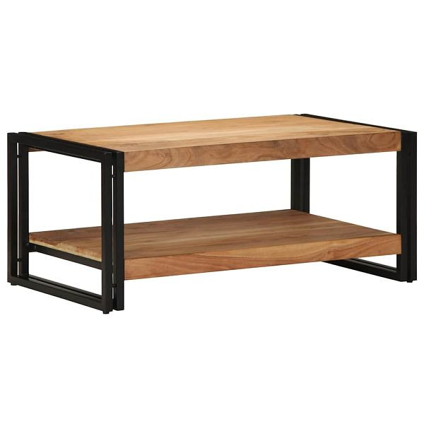 vidaXL Couchtisch 90x50x38 cm Massivholz Akazie, 4102716