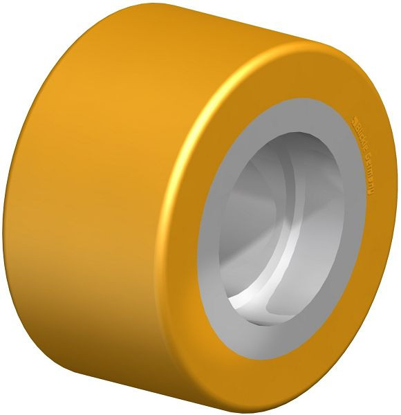 Blickle RK-HTH 090x050/47x15-50-Z Rad aus Blickle Extrathane®, Hellbraun, 310912