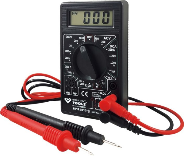 Brilliant Tools Digital-Multimeter, DC-Strom, BT122910