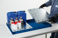 Produktbild von DENIOS Lochblech-Stellfläche, verzinkt, für Kleingebindewanne GRW 10.6, 195284 DENIOS Lochblech-Stellfläche, verzinkt, für Kleingebindewanne GRW 10.6, 195284