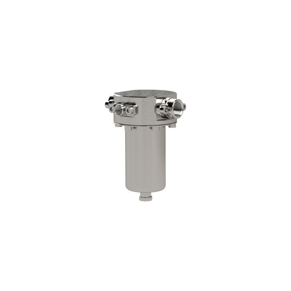 Riegler Edelstahl-Filter, 1.4404, 50 µm, G 1/2, Eingangsdruck max. 50 bar, Mediums-Umgebungstemperatur max. 80 °C, 129670