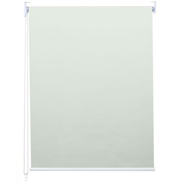Mendler Rollo HWC-D52, Fensterrollo Seitenzugrollo Jalousie, 80x230cm Sonnenschutz Verdunkelung blickdicht, creme, 63427