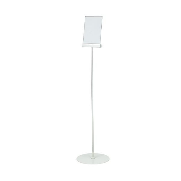 VKF Renzel Ausstellungsdisplay „Paris” / Infoständer / Bodenaufsteller, DIN A5, 12 mm, grau, 1.080 mm, 51.0063.3