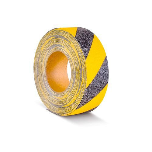 Moravia Antirutschbelag, Basic, schwarz/gelb, Rolle 50 mm x 18,3 m, 264431