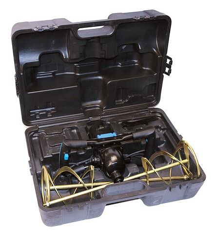 BOXTEC Mischstation 1900W 2-Gang – Kübelmischer Mit 90L Behälter Für Spachtel Und Beschichtungen