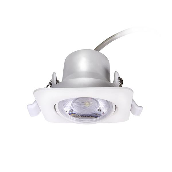 Bioledex DEKTO LED Einbauspot 8W 38° tageslichtweiss schwenkbar eckig, LEB-83E3-034