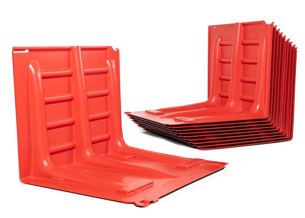 DENIOS Mobile Hochwasserbarrieren, 75 cm hoch, Gerade, Set, VE: 10 Stück, 321327