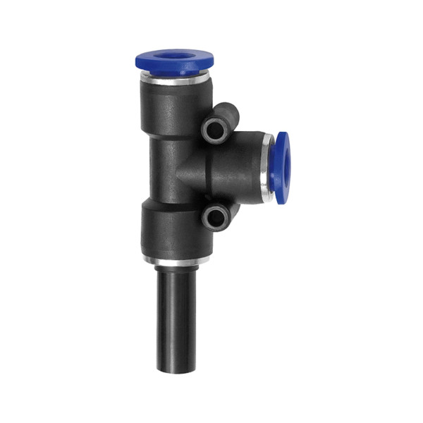 Riegler T-Steckverbindung, Stecknippel 6mm »Blaue Serie« L-Form, Schlauch-Ø4, 135795