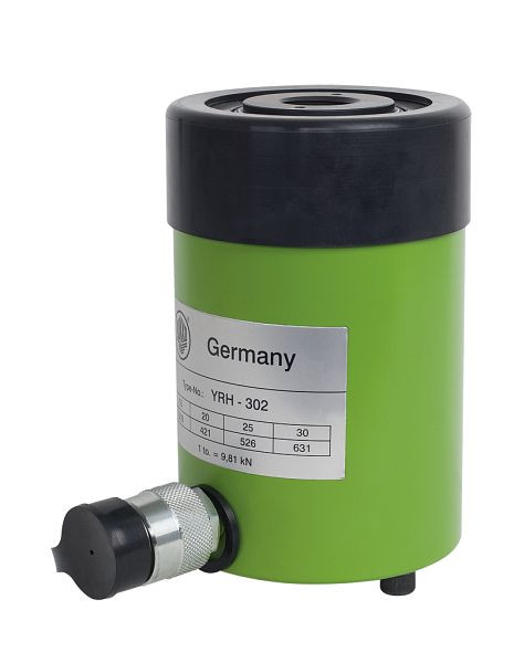 KUKKO Hydraulischer Hohlkolbenzylinder, Maximal zulässige Belastung: 20 t, Hub: 50 mm, YRH-202