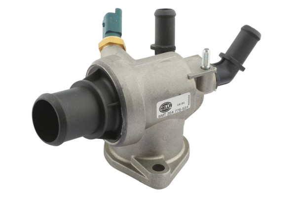 HELLA Thermostat, Kühlmittel, Öffnungstemperatur: 88°C, mit Temperaturgeber/mit Dichtung, 8MT 354 776-531