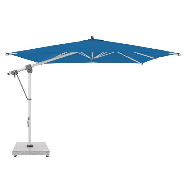 doppler Pendelschirm EXPERT, 300x300cm, 8 teilig, Design: T821 aquamarin, 465247T821