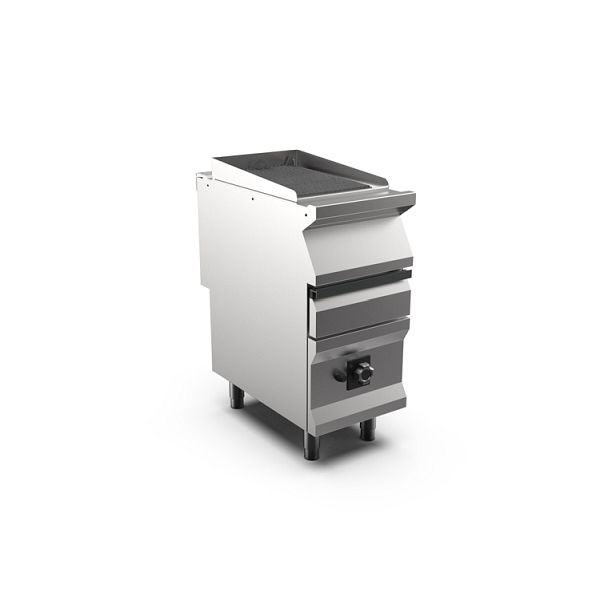 Mareno M1-700 Wasserbad-Gasgrill mit gusseiserner Rost, 40cm, 400(B)x750(T)x900(H)mm, GR74GA, 171.355
