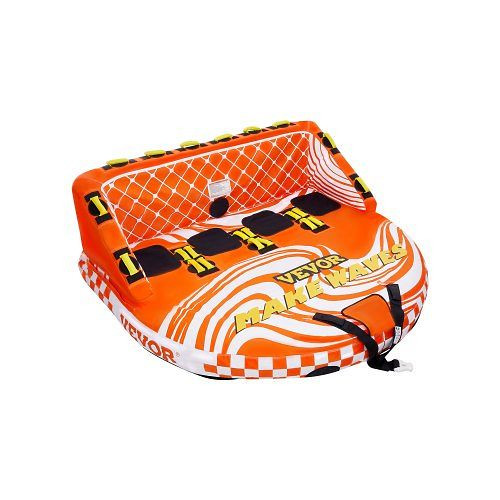 VEVOR Fun Tube Set für 1–4 Personen, 300 kg Schleppschlauch mit Haltegriffen, Schlepppunkten & Sicherheitsventil, CQTL2SFDX4R0TI58EV0