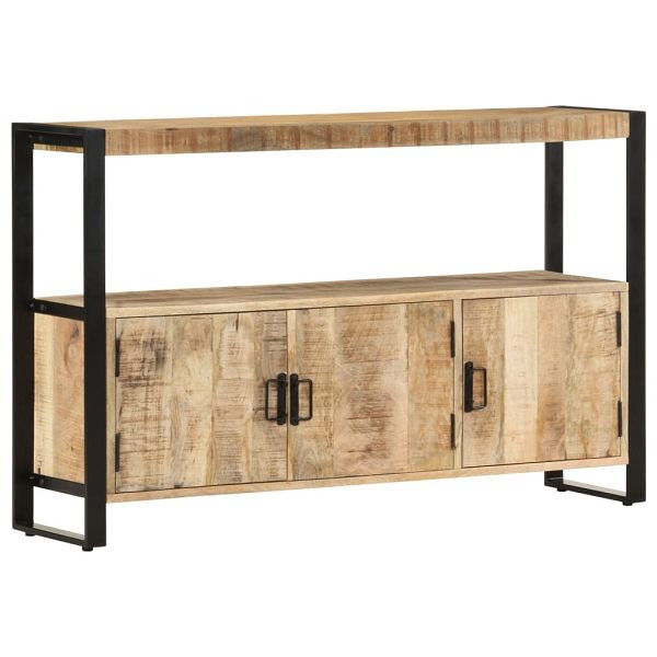 vidaXL Beistellschrank 120 x 30 x 75 cm Massivholz Mango, 247923