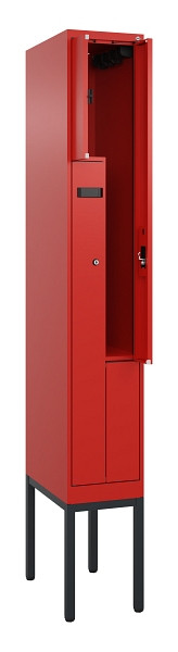 C+P Z-Spind Evolo PLUS, Gestell, 2 Fächer, 2120x300x500mm, 3020/3020, Zylinderschloss, 0490337-102 S10052