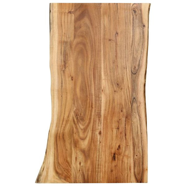 vidaXL Tischplatte Massivholz Akazie 100x(50-60)x2,5 cm, 286331