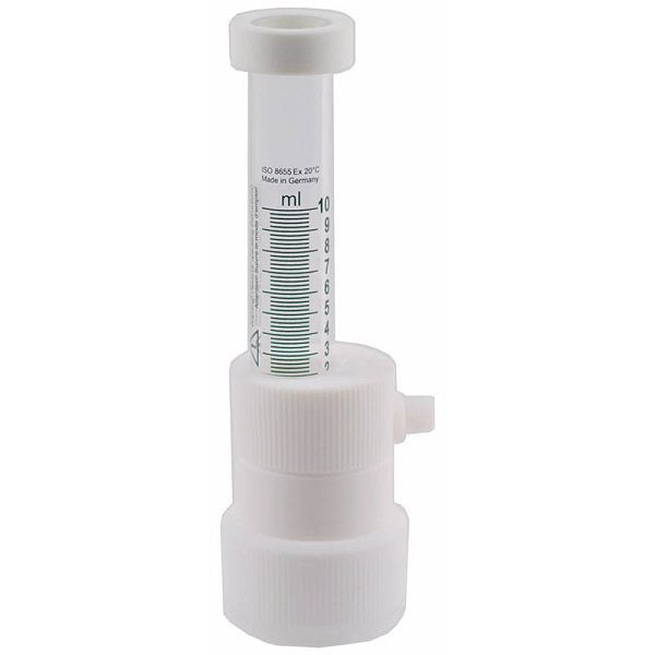 Poulten & Graf Ersatzventilblockeinheit, BASIC + SOLVENT + SAFETY 50ml, Dosierzylinder aus Glas, 101 00448