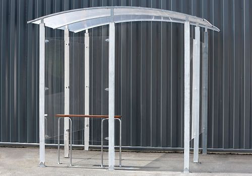 DENIOS Raucherunterstand, freistehend, 4 m², 173446, 3234640049687