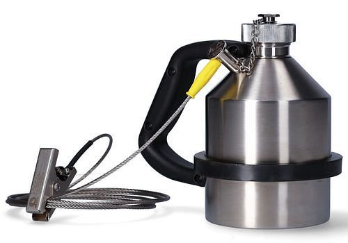 FALCON Sicherheitskanne aus Edelstahl, Schraubkappe, 1 l, Erdungsanschluss, 283925