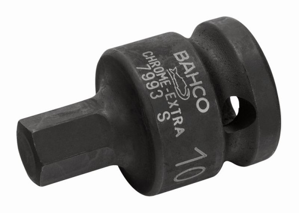 Bahco Maschinenbetätigter Schraubendreher-Einsatz 1/2", Sechskant, SW 19 mm, 7993S0190