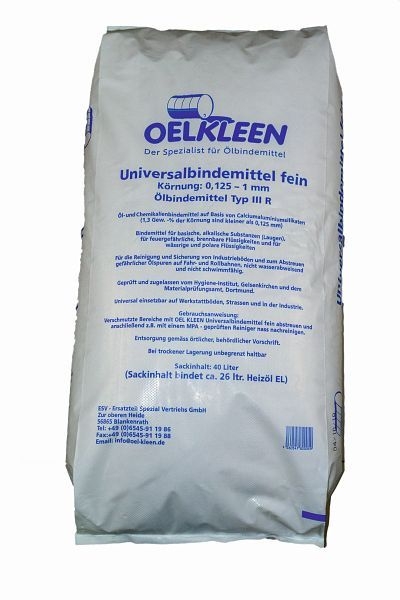 OEL-KLEEN Bindemittel Kerasorb, Universalbinder, Einstufun - zumoo