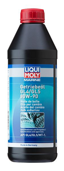 LIQUI MOLY Marine Getriebeöl GL4/GL5 80W-90, Dose Kunststoff, VE: 1 Liter, 25068