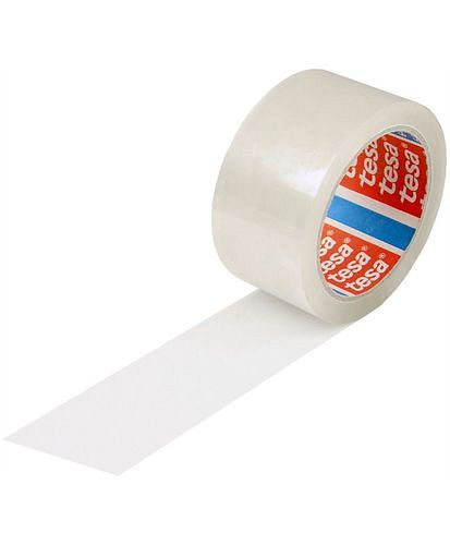 tesa PP-Klebeband 64014, 50 mm breit x 66 m, Stärke 45µ, transparent, VE: 36 Rollen, 299499
