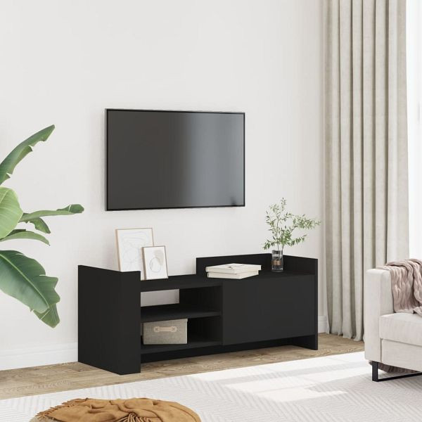 vidaXL TV-Schrank Schwarz 100x35x40 cm Holzwerkstoff, 848375