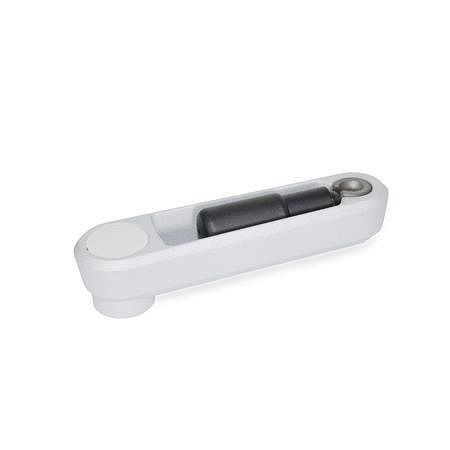 Ganter Umleggriff-Handkurbeln, Aluminium, Umleggriff Edelstahl (GN 472.5-80-B10-SW), VE: 5 Stück, 472.5-80-B10-SW