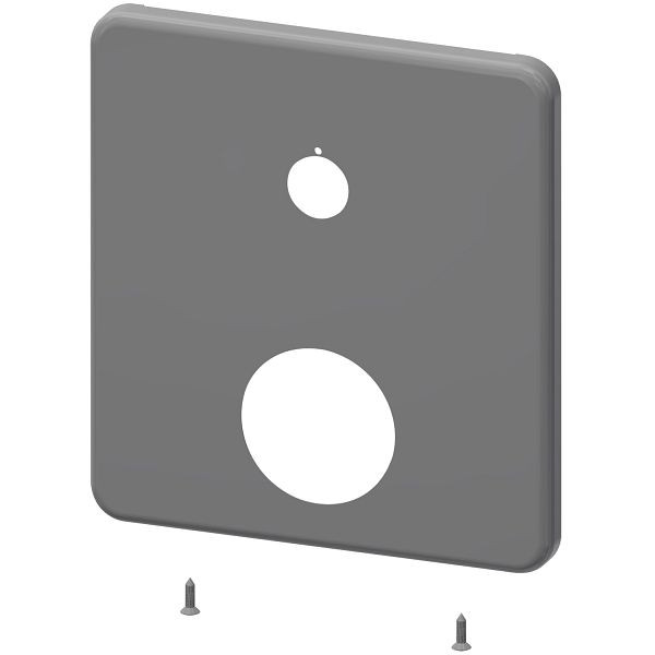 KWC Edelstahlabdeckplatte, F5, 205x225 mm, mit Befestigungsschrauben, 2030072246