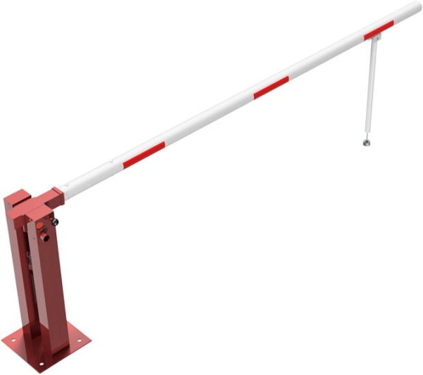 Schake Handschranke mit Gasdruckfeder und Pendelstütze, lichte Weite: 3000 mm, mit Dreikantverschluss, 415_31FPB