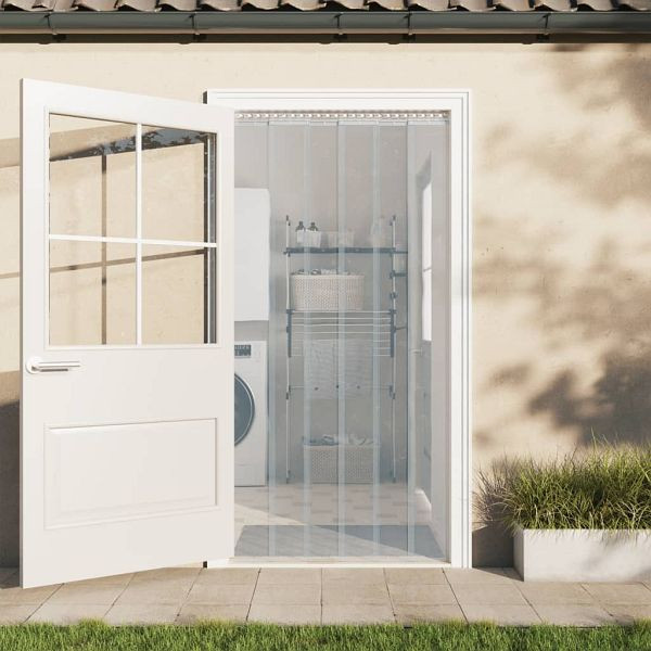 vidaXL Türvorhang Transparent 300x2,6 mm 10 m PVC, 153859