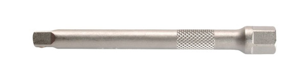 SW-Stahl Verlängerung, 1/4", 100 mm, mit Sechskant, Kunststoffhalter, 05713SB